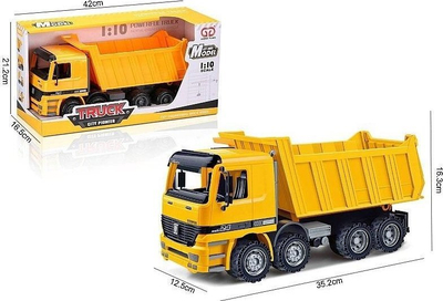 Lodër kamion Adar Yellow Truck, plastik, i verdhë