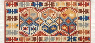 Tapet leshi VANASHEN Wool Kilim, 80 x 150 cm, shumëngjyrësh