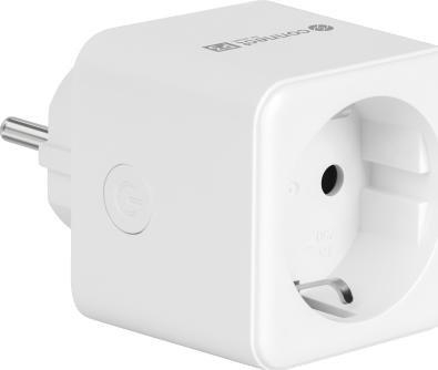 Prizë smart Kruger&amp;Matz Wi-Fi Socket Connect P3, kontroll përmes aplikacionit, kompatibile me Google Home dhe Alexa, e bardhë