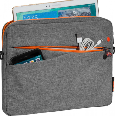 Çantë për tablet PEDEA Fashion, 12.9\", gri portokalli
