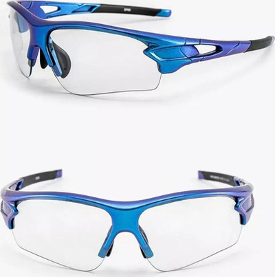Syze biçiklete Rockbros 10069, lente fotokromike UV400, blu