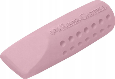 Gomë lapsi Faber Castell GRIP Eraser Cap, set 24 copë, ngjyra përzi
