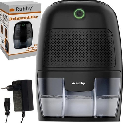 Dehumidifier Ruhhy 21845, punon deri 48 orë, për ambiente në shpi, i bardhë