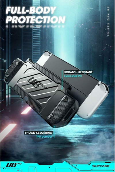 Mbrojtëse Supcase Unicorn Beetle Pro për Nintendo Switch, e zezë