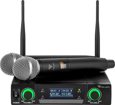 Mikrofon Azusa RJU-822 UHF (MIK0148), 60Hz-25kHz, 6.3mm, i zi
