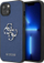 Mbulesë telefoni Guess Saffiano 4G GUHCP13SSA4GSBL, për iPhone 13 mini 5.4", hardcase, blu