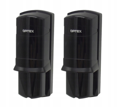 Barriera e jashtme infra të kuqe Optex AX-100TF, distanca 30m, IP65, e zezë