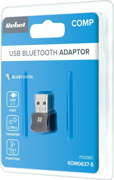 Adapter Bluetooth Rebel NanoStick, USB, Bluetooth 5.0, i zi