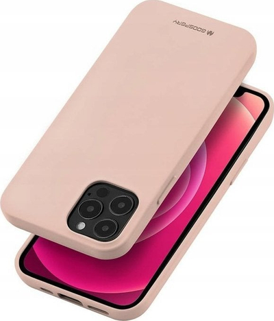 Mbulesë telefoni Mercury Soft Feeling për iPhone 14 Pro Max, TPU, Soft Touch, rozë gold