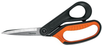 Gërshërë multifunksionale Truper Expert TIMU 8X, 200mm, çelik inox, zi portokalli