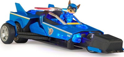 Lodër makinë Spin Master Paw Patrol Chase Mighty Transforming Cruiser, me drita edhe zëra, blu
