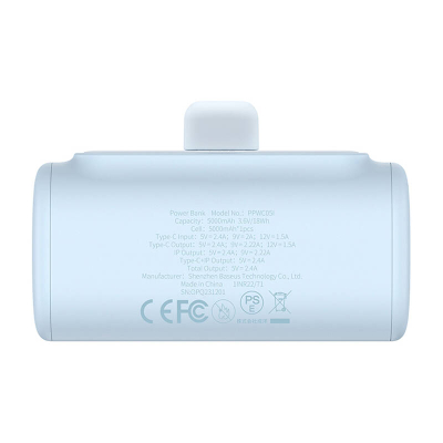 Powerbank OS-Baseus Compact IP 5000mAh 20W (blu)