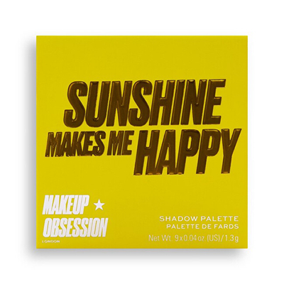 Paletë me hije për sy Makeup Obsession Sunshine Makes Me Happy, 11.7 g