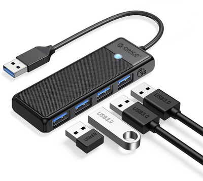 Hub USB Orico PW Series, 4 porta USB 3.0, USB A, i zi