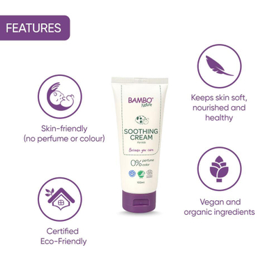 Krem për bebe dhe fëmijë Bambo Nature Soothing Cream, 100ml