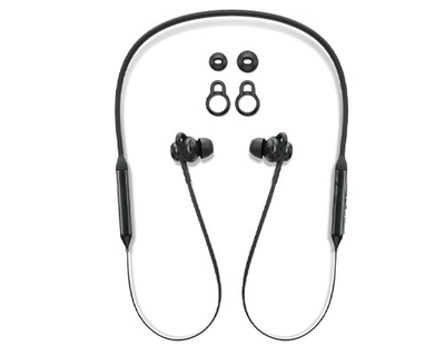 Bluetooth слушалки Lenovo во уво, со микрофон, без кабли, црни