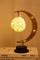 Lampë nate OEM Art Deco Crescent Ball, LED, me bateri, natur