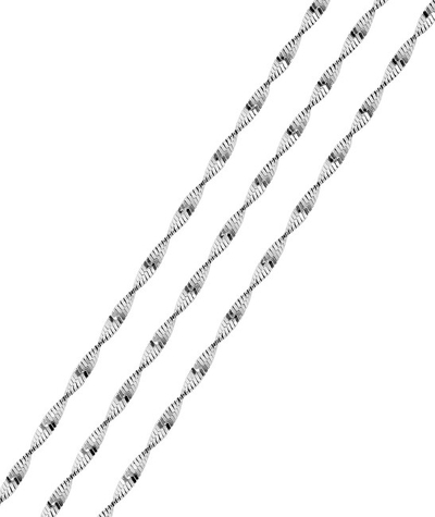 Zinxhir Brilio Silver Lambada 42 cm 471 086 00100 04 - 2,15 g, woman