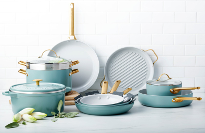 Tenxhere GreenPan Padova Reserve, 18cm, veshje qeramike, blu Sky Blue
