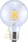 Llambë dekorative LED SEGULA Globe G80 E27, 6.5W, 2700K, transparente