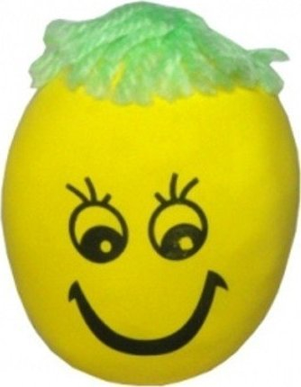 Lodër antistres Squishy Face FOL SWEDE Q7302, 8x8 cm, fytyra qesharake, shumëngjyrëshe