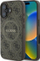 Kapak telefoni Guess 4G Colored Ring, PU lëkurë, MagSafe, për iPhone 16, kafe