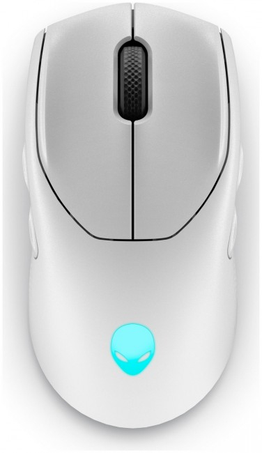 Gejминг глувче Dell Alienware AW720M, безжично tri-mode, 26000 DPI, бело