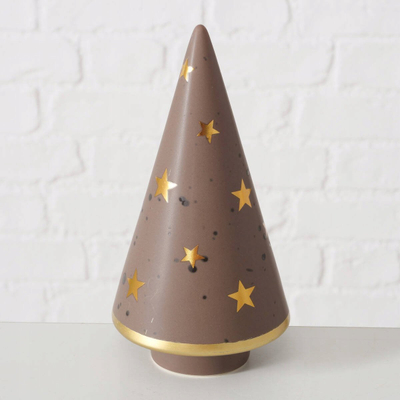 Фигура декоративна Natural Stone Lamora Christmas Tree, 16 cm, природен камен, повеќебојна