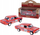 Maket makine Daffi PRL Collection Fiat 125p Rally, shkalla 1:43, i kuq