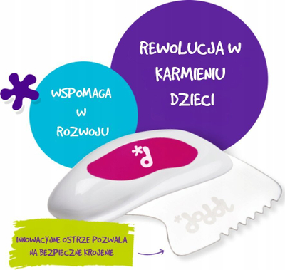 Сет лажица и вилушка за деца Doddl, ергономски, 1–5 години, магента