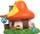 Dekor akuariumi Aqua Della Smurfs Diving School, 17 x 15 x 15 cm, shumëngjyrësh