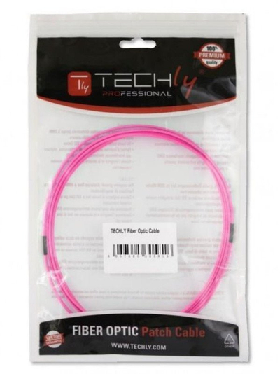Kabllo rrjeti Techly ILWL D5-B-030 OM4, S/FTP CAT6, 3m, portokalli