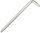 Çelës Torx Dedra T10, CRV, i gjatë