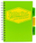 Bllok Pukka Pad Spiral B5 Neo, 200 faqe, 80 g, jeshile neon