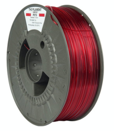 Filament 3D Spectrum The Filament TF-24028, PETG, 1.75mm, 1kg, transparent i kuq