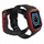 Rrip ore me mbrojtëse Hurtel për Apple Watch 7 SE, 41 40 38 mm, TPU, i zi