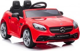 Makina elektrike për fëmijë Milly Mally Mercedes Benz SLC, me telekomandë, pezullim me susta, e kuqe