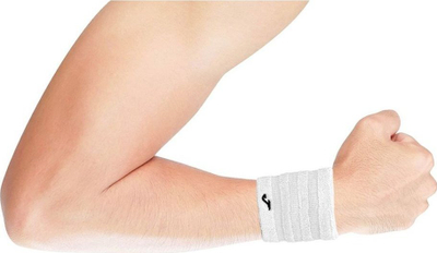 Dorezë djersitëse Joma Double Wristband Slam Pro, set 2 copë, e bardhë