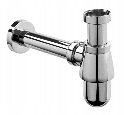 Syfon lavamani Geberit Premium, 1 1/4", dalje 32mm, krom