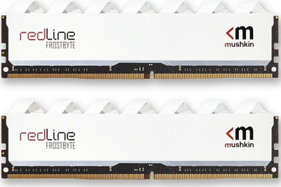 Memorie Mushkin Redline White, DDR4, 16 GB, 3200 MHz, CL14, MRD4E320EJJP8GX2