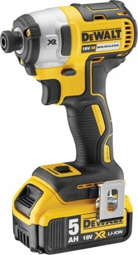 Set veglash pa kabllo Dewalt DCK853P4T, 18V XR, brushless, i verdhë me të zi