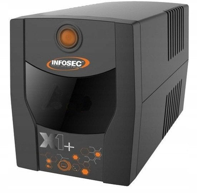 UPS Infosec X1+ 1000 IEC, 1000VA 500W, line interactive, i zi