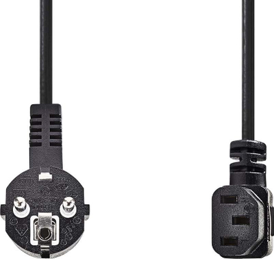 Kabllo rryme Nedis, IEC-320-C13, 2m, e zezë