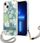 Husë Guess GUHCP13SHFLSN për iPhone 13 mini, TPU, me rrip, e gjelbër me lule