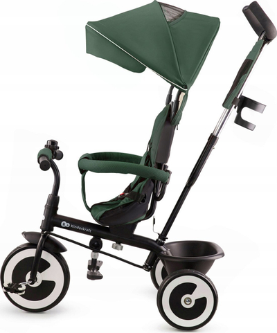 Tricikel për fëmijë Kinderkraft Aveo, 5 në 1, Mystic Green