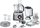 Robot kuzhine Bosch MC812M844, 3.9L, 1250W, i zi me inoks
