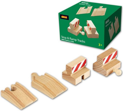 Set aksesorësh prej druri Brio, për trenat Brio, +3 vjeç