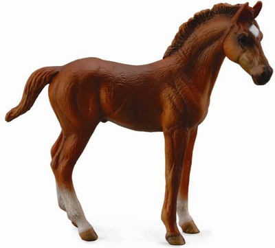 Lodër Figurë Collecta Thoroughbred, 88671, madhësi standarde, shumëngjyrëshe