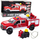Lodër makinë zjarrfikëse Lean Toys Fire Extinguishing Car, drita dhe tinguj, e kuqe e bardhë