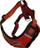 Каиш за куче за спорт All For Dogs, големина XS, 34-54cm, црвен